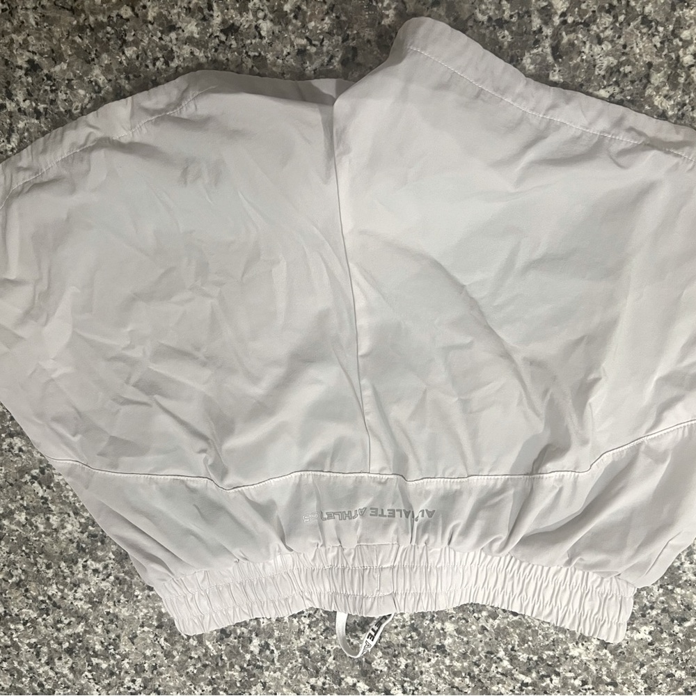Alphalete White Stride Shorts